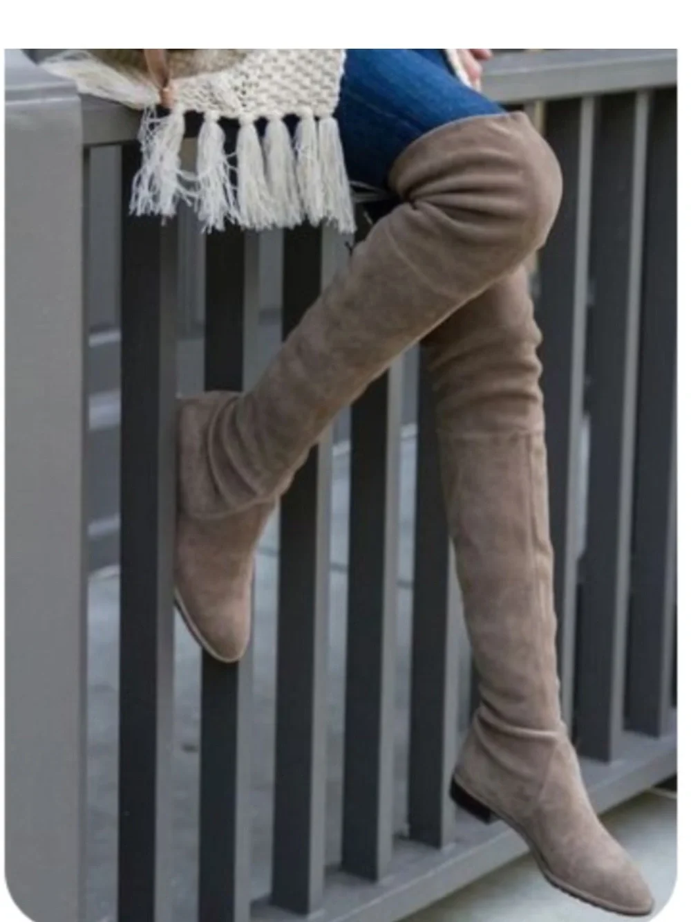 Marc Fisher Humor 2  Over the Knee Faux Suede Boots